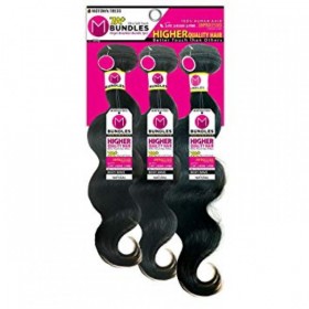 Motown Tress Brazilian 100% Human Hair Bundle 7A Body Wave 3Pcs
